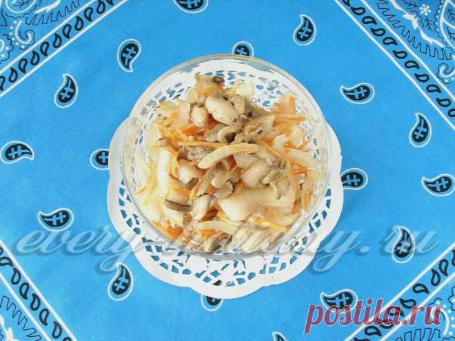Грибы по-корейски: рецепт