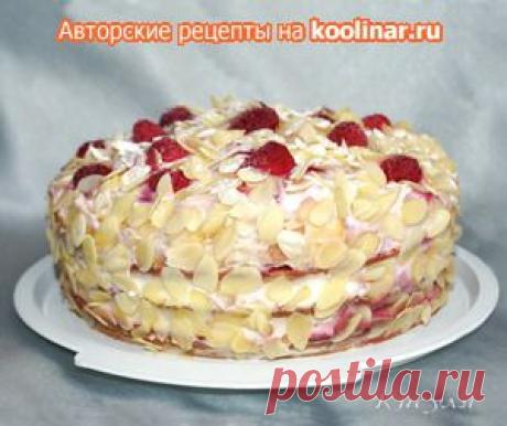 Малиново-персиковый бисквитный торт на белках. Рецепт c фото, мы подскажем, как приготовить!