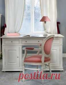 LN33 Стол письменный с 2-мя тумбами | Уголок Прованса +7 (499) 390-04-39