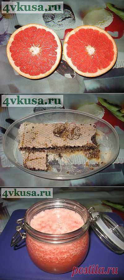 Грейпфрутовый эликсир красоты и здоровья. Фоторецепт. | 4vkusa.ru