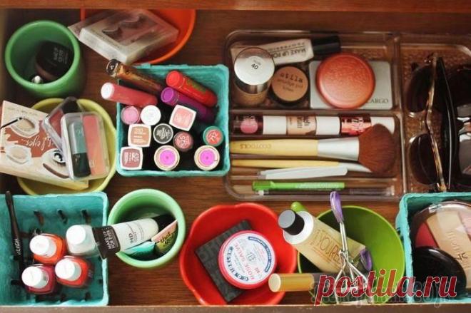 Хранение косметики: 17 очаровательных и стильных идей