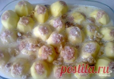 Сытный фаршированный картофель. Потрясающий вкус, который не сравнить ни с чем…