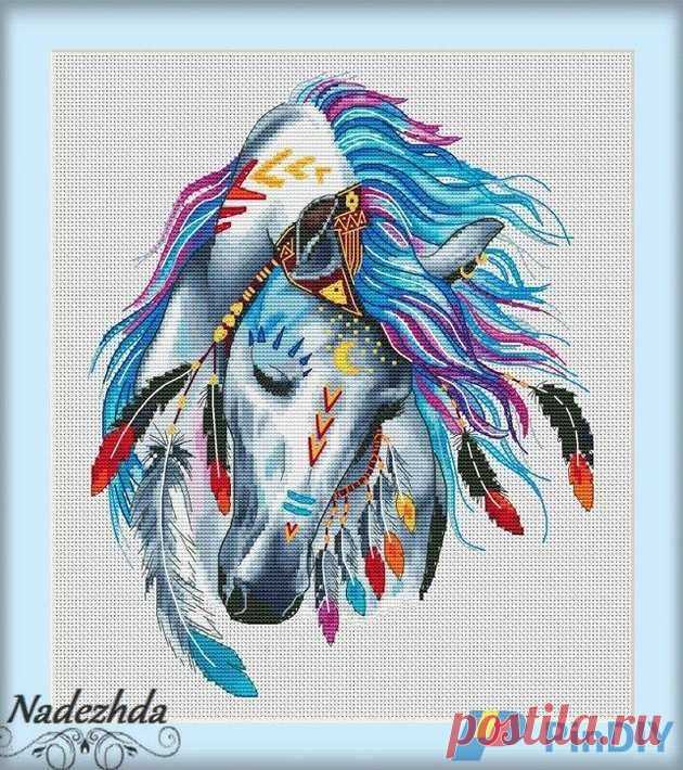 Indian Horse by Nadezhda Gavrilenkova  Edited by anniekins at 2019-8-23 02:02