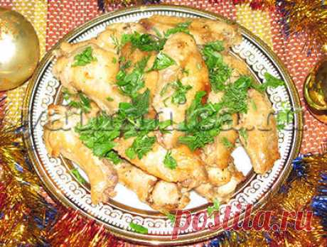 Рецепт вкусных крылышек в духовке