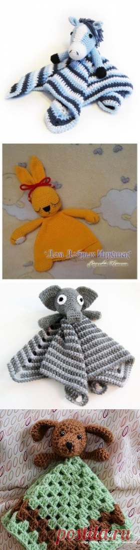 Игрушки-комфортеры | Knits for Kids