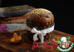 Цельнозерновой кулич на закваске - кулинарный рецепт