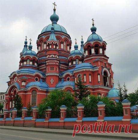 Россия.  Иркутск.Казанский собор   |   Pinterest