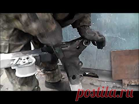 Ремонт сгнившего подрамника Старый архивный ролик, ремонт Вольво.