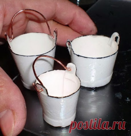 Создаем мини принадлежности для кукольного домика.