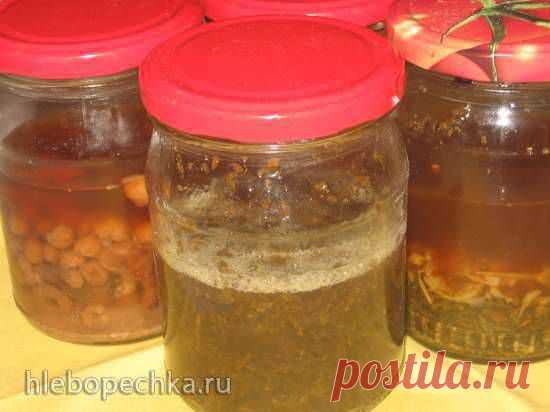 Жидкие дрожжи на основе фруктов, овощей, трав, чая...