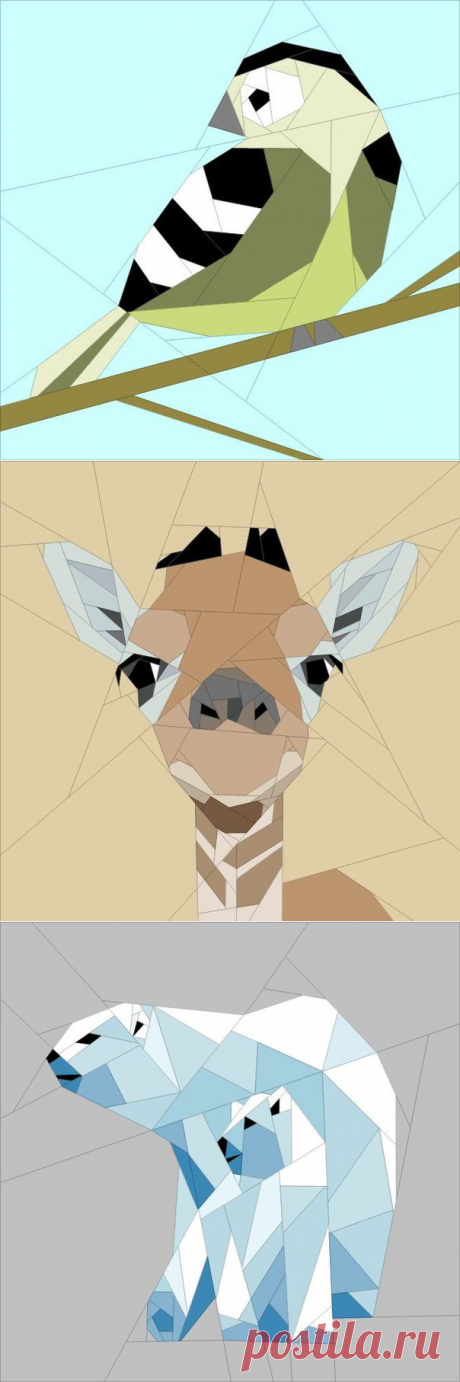 Схемы для лоскутного шитья — Сделай сам, идеи для творчества - DIY Ideas