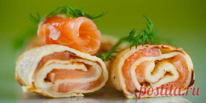 Рулеты из лаваша с красной рыбой - Простые рецепты Овкусе.ру