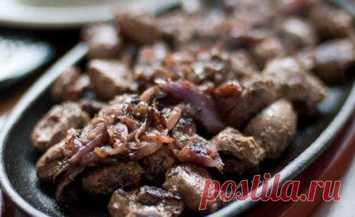7 горячих вторых блюд с куриными сердечками / Простые рецепты