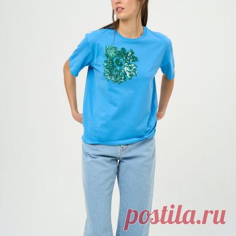 Футболка голубая Max Mara