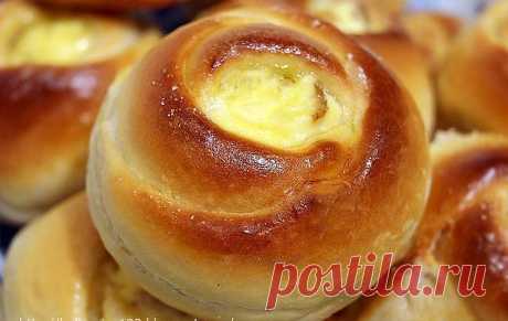 БУЛОЧКИ &quot;Розочки&quot; (с творогом)