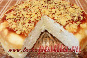 Творожная запеканка со сгущенным молоком в мультиварке