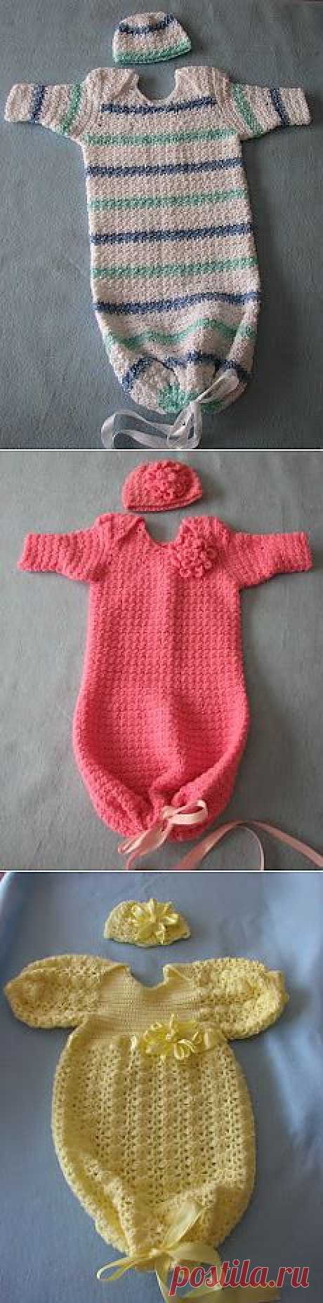 Donna's Crochet Designs Blog of Free Patterns: Pajamas For Baby