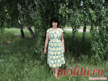 Ромашковое платье - Вязание - Страна Мам