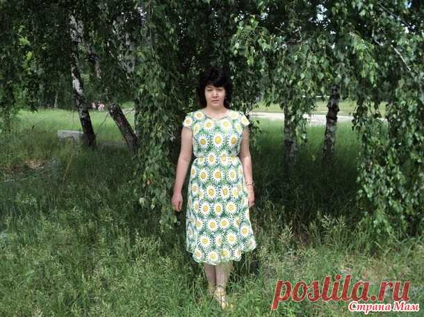 Ромашковое платье - Вязание - Страна Мам