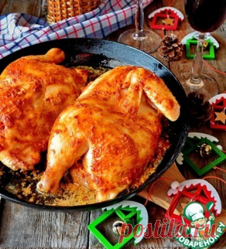 Цыпленок в духовке по-домашнему - кулинарный рецепт