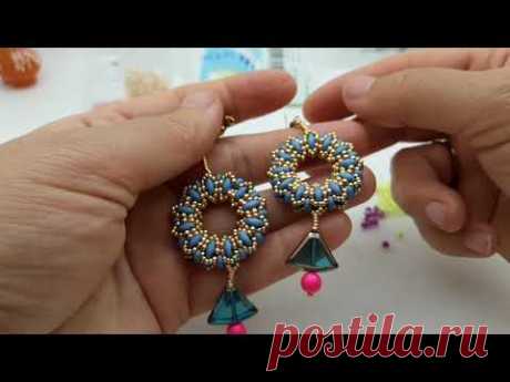 Diy video tutorial #orecchini #pendant #earrings in collaborazione con la #n.beads ,,REDONDO,,🥰🥰