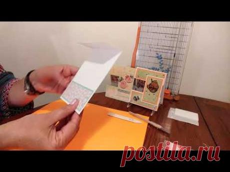 #44 Открытка &quot;Летняя фантазия &quot;(Open front panel card) - YouTube