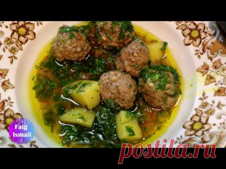 Сложное но вкусное блюдо Rizə Küftəsi (Кюфта Ризя)  Азербайджанская кухня с бакинским уклоном)