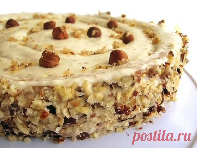 Ореховый торт. Для тех, кто любит орехи, придумать что-то вкуснее сложно! - be1issimo.ru