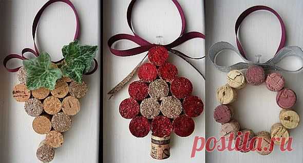 Легко сделать из пробок. Под силу даже деткам :-)