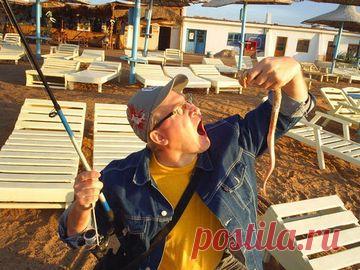 Ловля мурены в Средиземном море