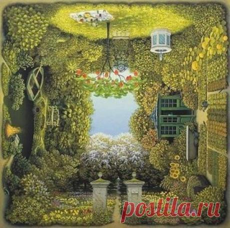 Необычные иллюстрации, которые можно переворачивать в разные стороны. Чем дольше смотришь, тем больше видишь.