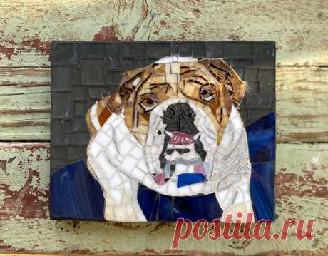 8x10 Mosaic Pet Portrait | Etsy