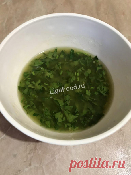 Фаршированная куриная грудка под цитрусовым соусом