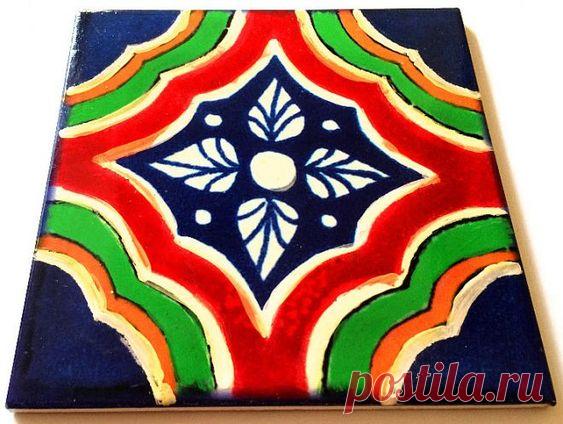 талавера, мексиканская плитка, плитка ручной работы