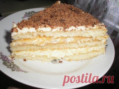 Без заголовка Торт с суфле и творожным кремом