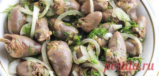 МАРИНОВАННЫЕ КУРИНЫЕ СЕРДЕЧКИ