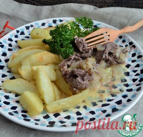 Печень с яблоками в банке – кулинарный рецепт