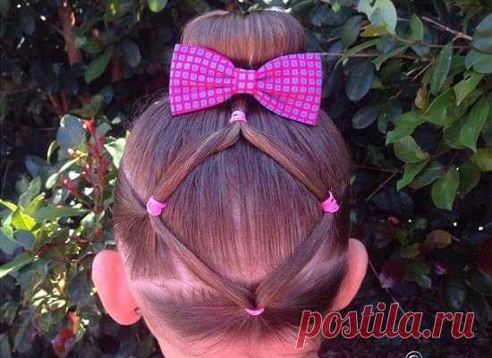 10 самых простых и красивых причесок для девочек. Твоя дочь оценит! | KaifZona.Ru