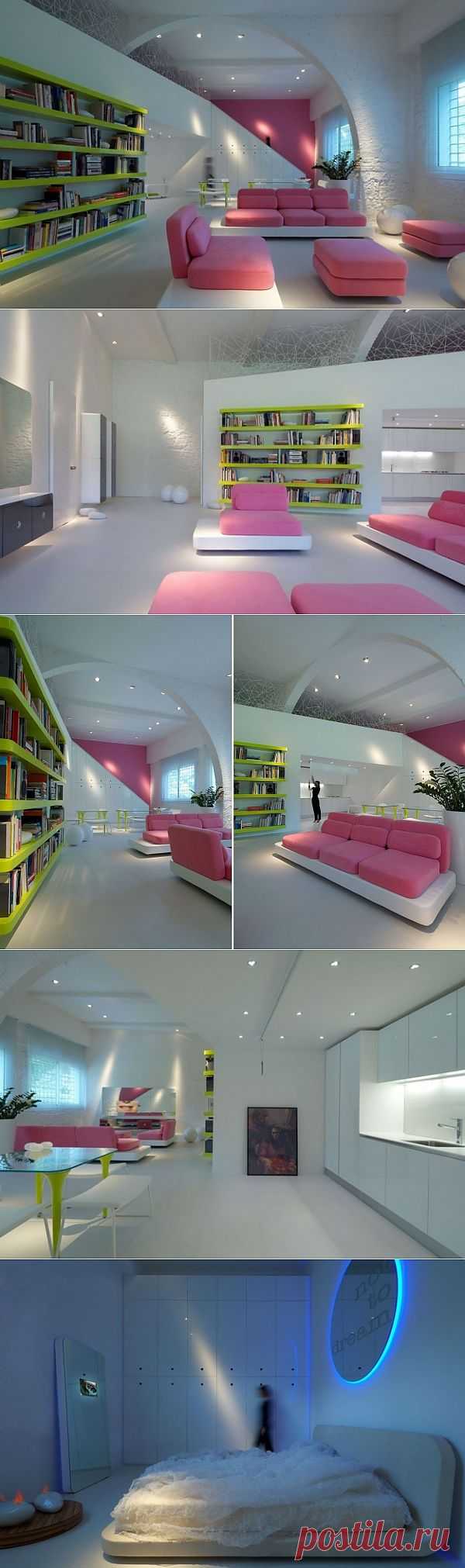 Micheli Residence. Ультра-современный интерьер старинного частного дома во Флоренции | Идеи вашего дома | Архитектура и интерьер