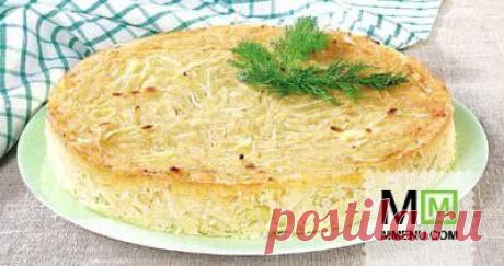 Капустный пирог с манной крупой - кулинарный рецепт. Миллион Меню