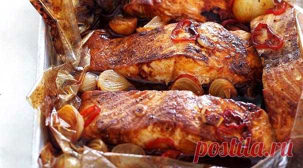 Рыба в пакете для запекания
Отличный рецепт приготовления вкуснейшей рыбы в пакете для запекания.
