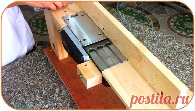 Фуговальный станок (фуганок) своими руками