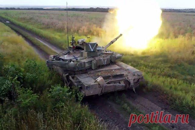 Т-90М «Прорыв» поддерживает тульских десантников плотным огнём. Экипажи танков Т-90М «Прорыв», приданных подразделениям ВДВ, поддерживают огнем тульских десантников на Северском направлении специальной военной операции.