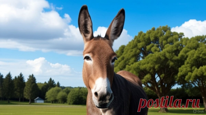 Веселый ослик - OGADANIE.RU
