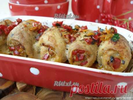 Рулетики из свинины с начинкой - и празднично, и красиво, и вкусно, и удобно