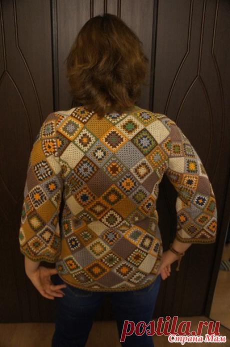 . Жакет "Бабушкин квадрат" - Вязание - Страна Мам