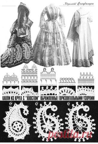Ажурные пейсли из журнала *Дуплет* / Вязание крючком / Вязание крючком для начинающих