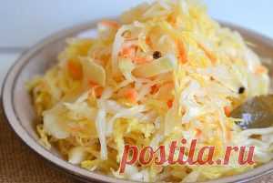 Вкусная капустка за сутки | Женский блог