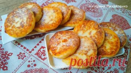 СОЧНЫЕ ЯБЛОЧНЫЕ СЫРНИКИ НА ЗАВТРАК. НЕЗЕМНОЙ ВКУС!