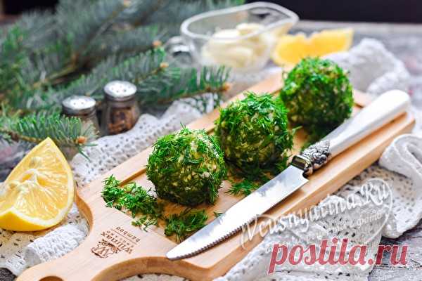 Закуска «Изумрудная» – вкусные шарики из сельди